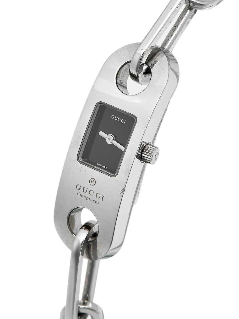 Gucci Pre-Owned 6100L 13.5mm Watch | Black | FARFETCH JO