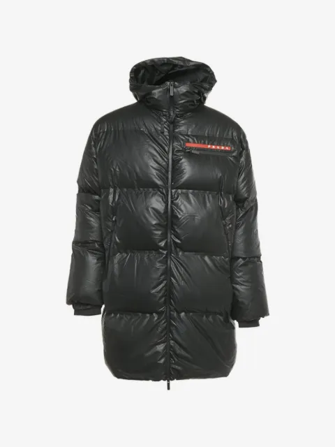 Prada Pre-Owned 连帽蓬松夹克