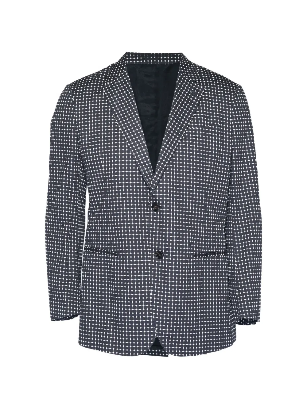 Alexander McQueen Pre-Owned patterned single-breasted blazer - Black