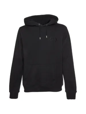 Christian Dior Pre-Owned logo-embroidered Hoodie | Grey | FARFETCH