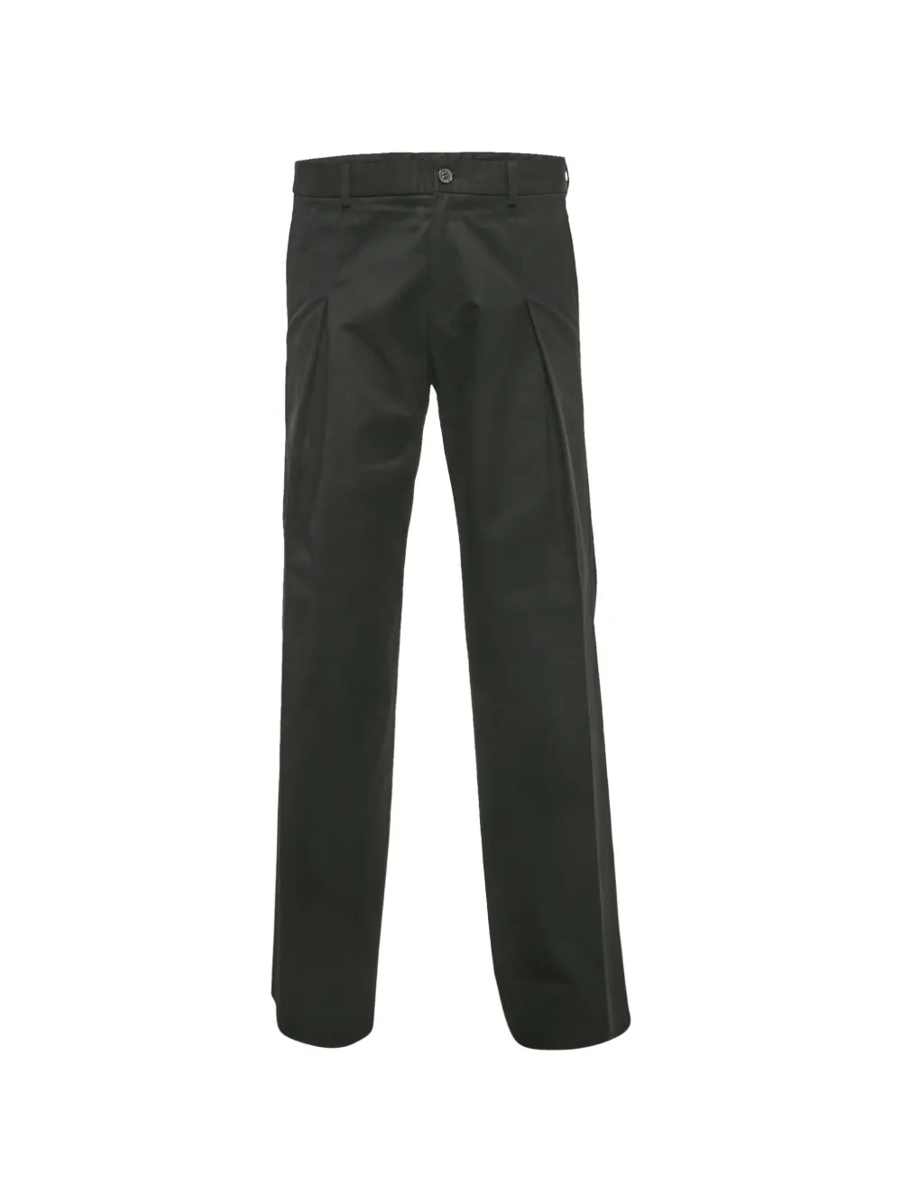 Saint Laurent Pre-Owned pleated-details trousers - Nero