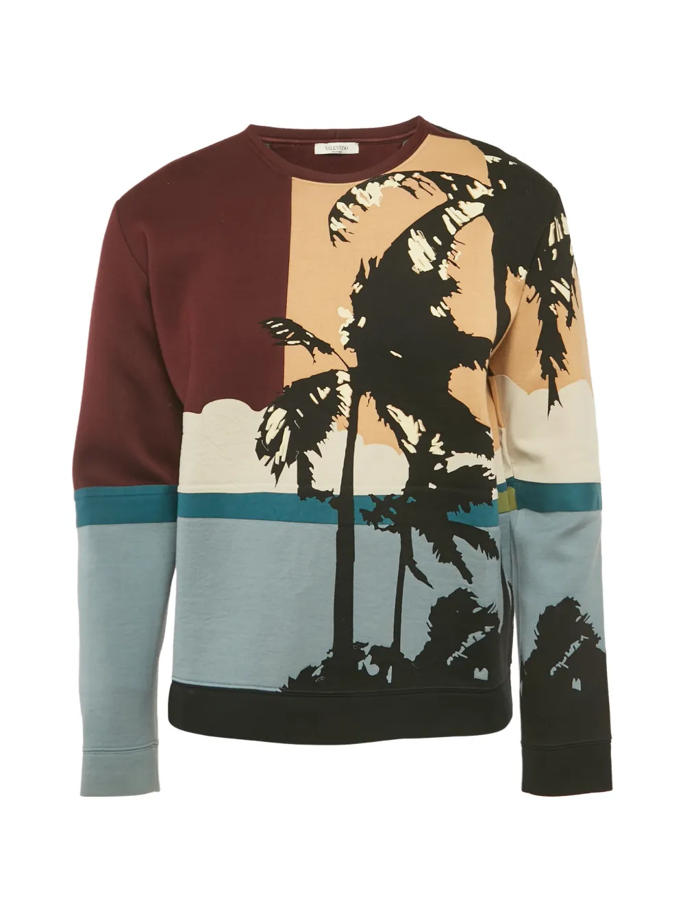 Valentino Garavani Pre-Owned palm-tree sweatshirt - Rosso