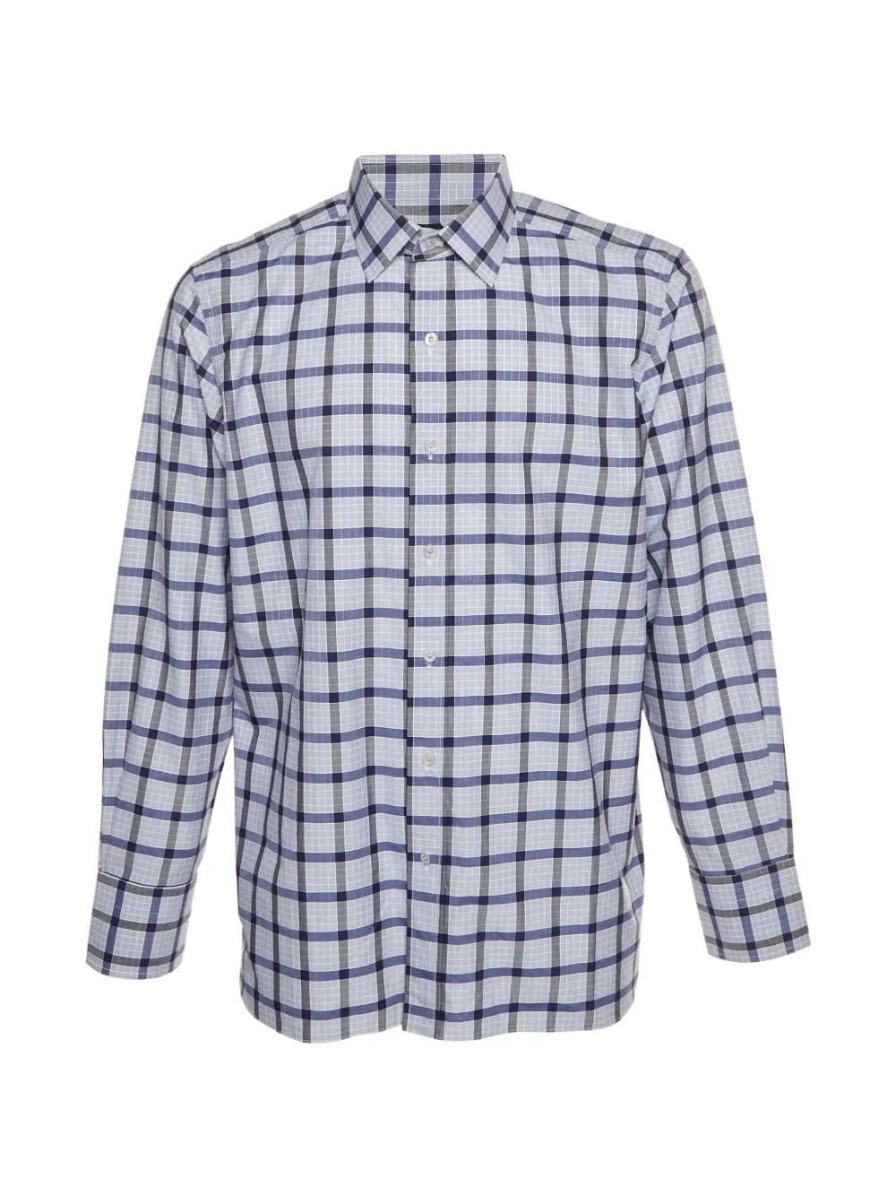 Tom Ford Vintage plaid buttoned shirt - Blu