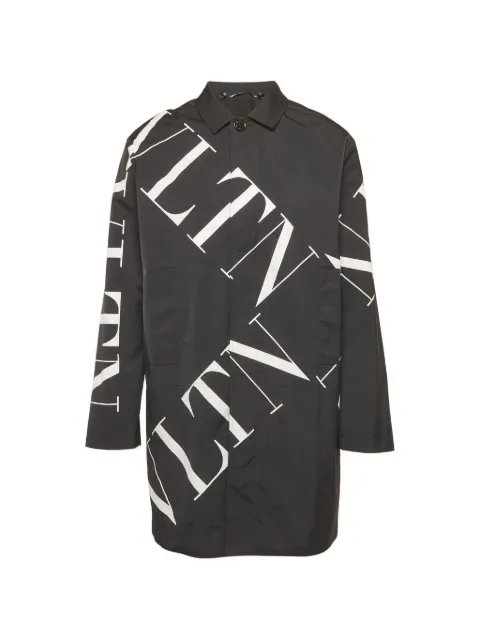 Valentino Garavani Pre-Owned VLTN logo-print coat