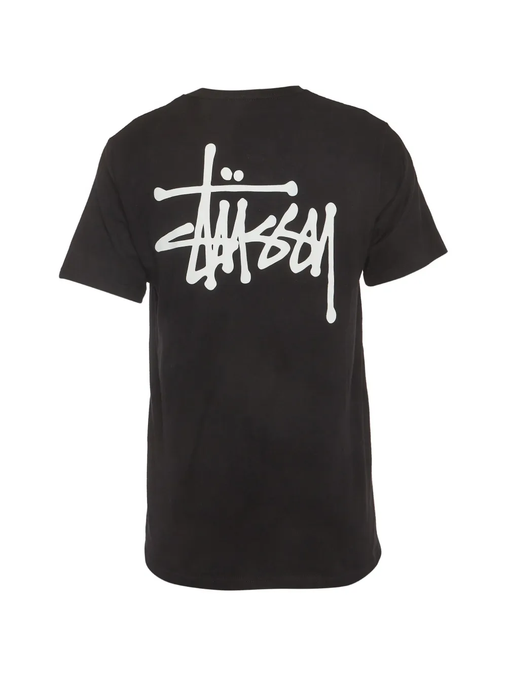 Stüssy logo-print Cotton T-shirt | Black | FARFETCH