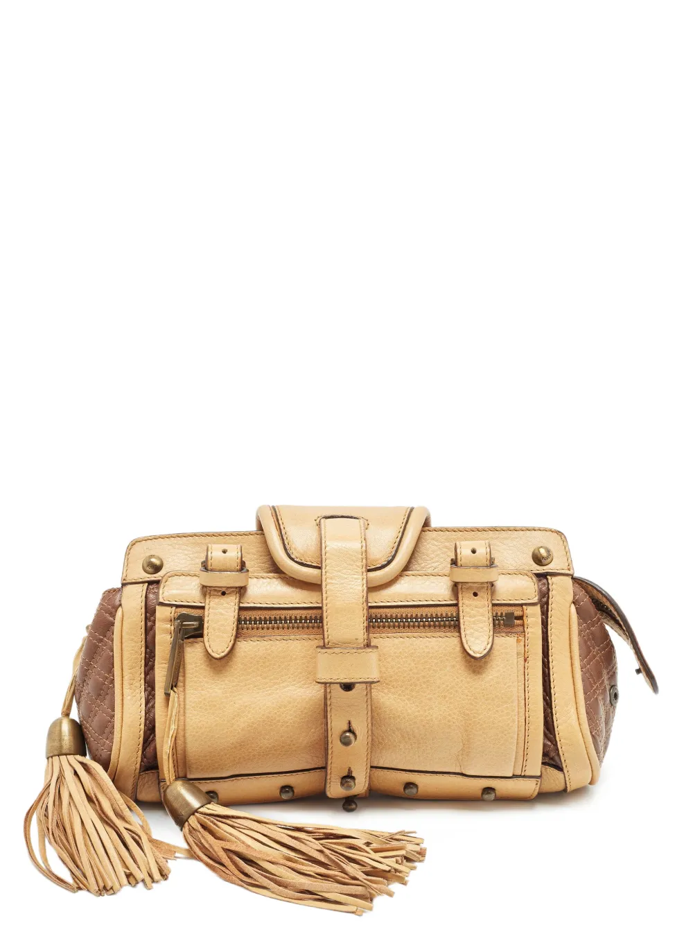 Zac Posen pochette Babs à pompon - Tons neutres