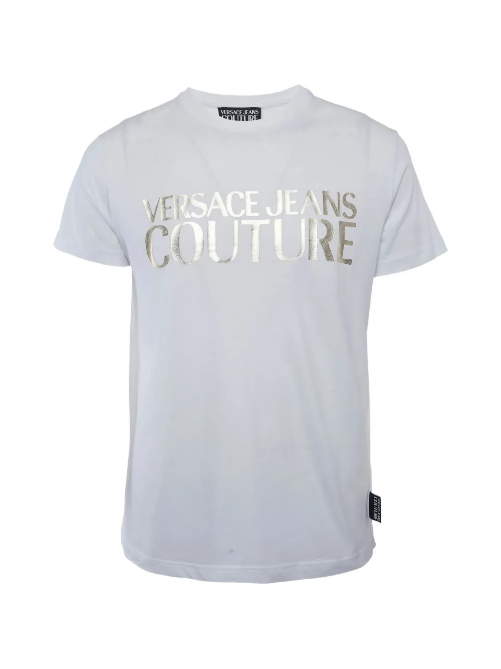 Versace Jeans Couture logo-print jersey T-shirt - Bianco