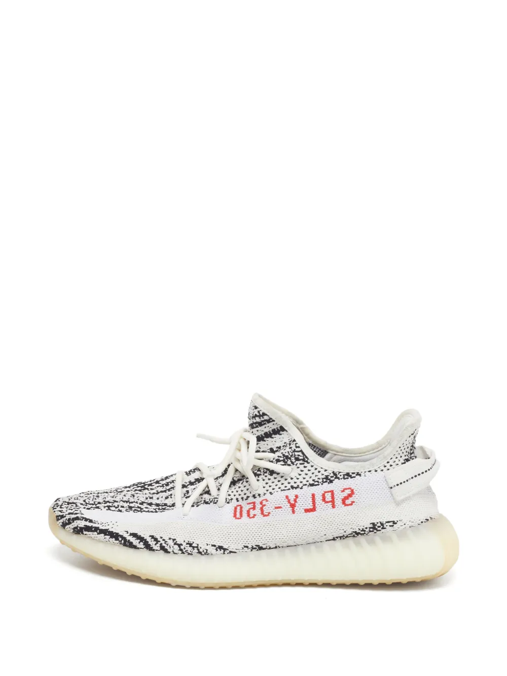 adidas Yeezy Boost 350 V2 Zebra lace-up sneakers - White