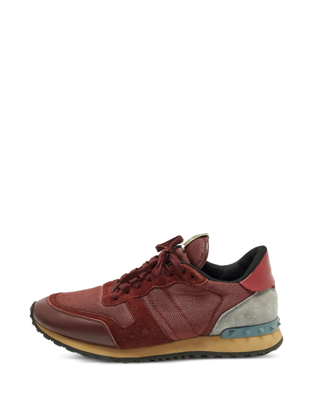 Valentino Garavani Pre-Owned Rockrunner panelled sneakers - Rot