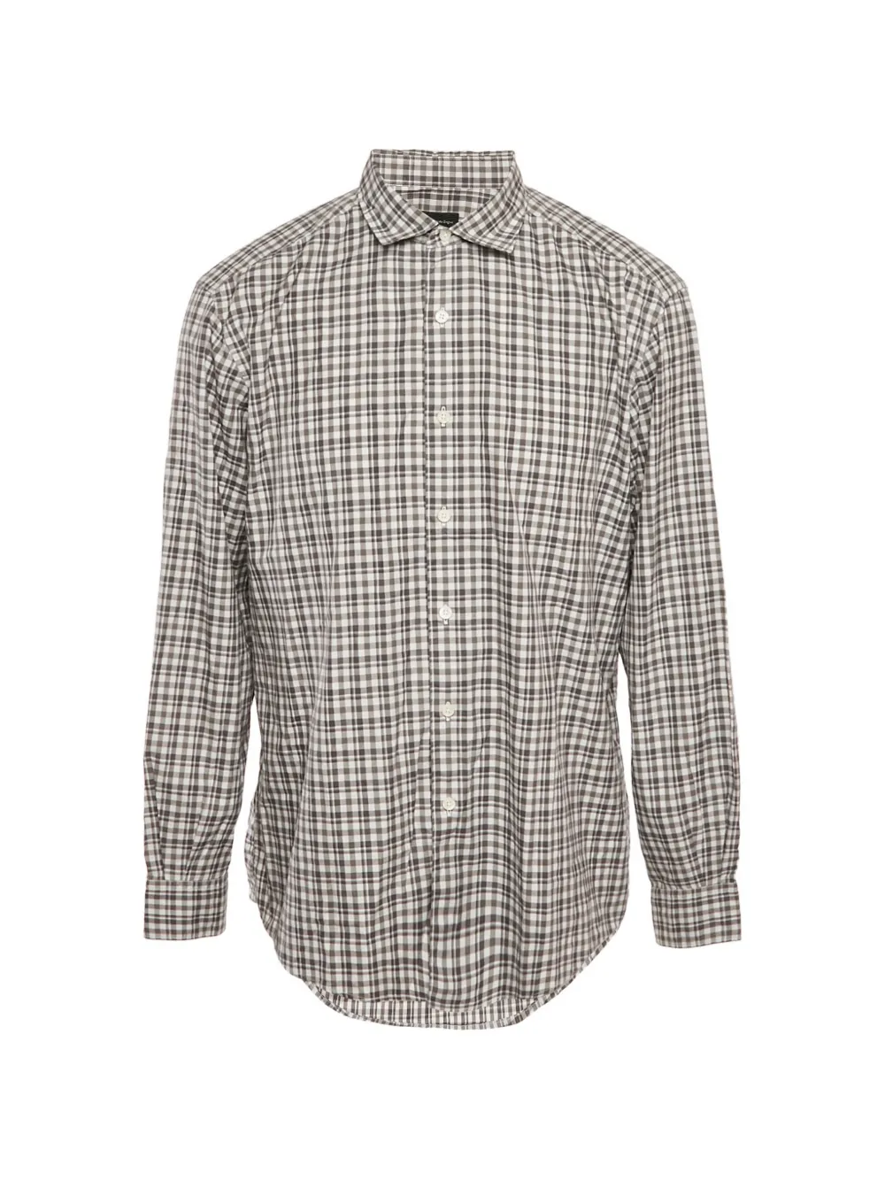 Ermenegildo Zegna Vintage check-print shirt - Nude