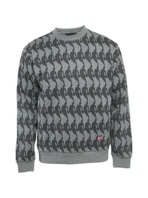 Louis Vuitton Pre-Owned logo-embroidered sweatshirt