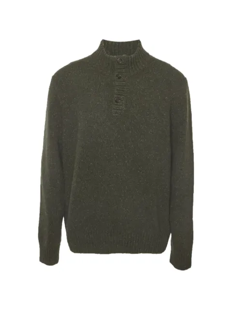 Polo Ralph Lauren Vintage button-up mock-neck sweater