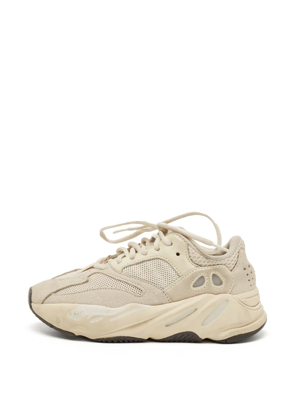 adidas Yeezy Boost 700 lace-up suede sneakers - Toni neutri