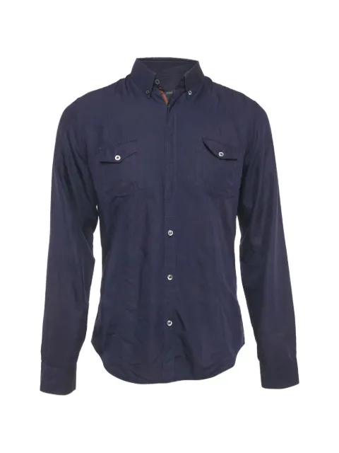 Gucci Pre-Owned button-down flap-pocket shirt
