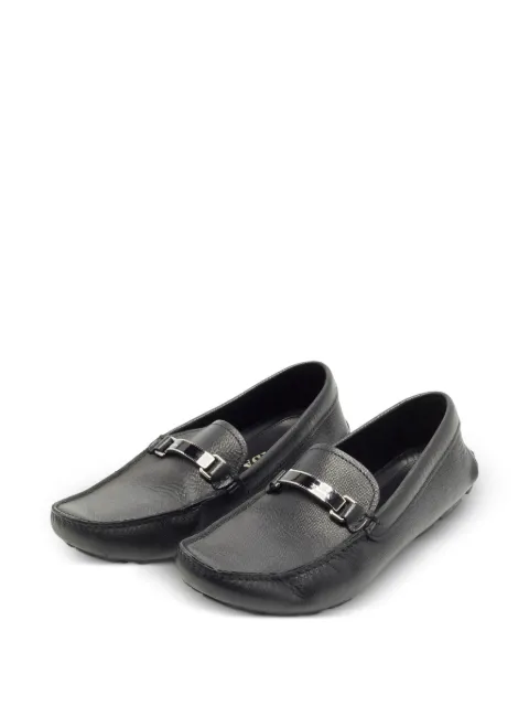 Prada Pre-Owned mocasines drive con logo