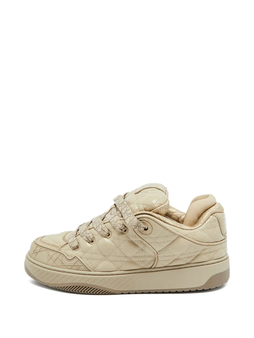Christian Dior Pre-Owned B9S Skater cannage sneakers - Nude
