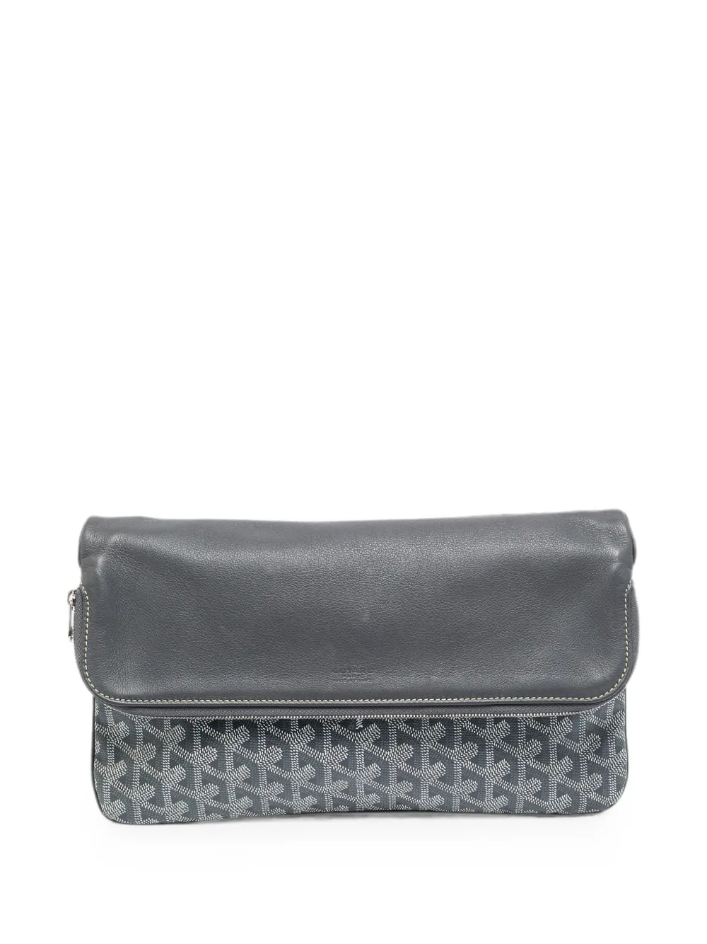Pre-owned Goyard Mm Sainte Marie Ine Clutch Bag In Gray