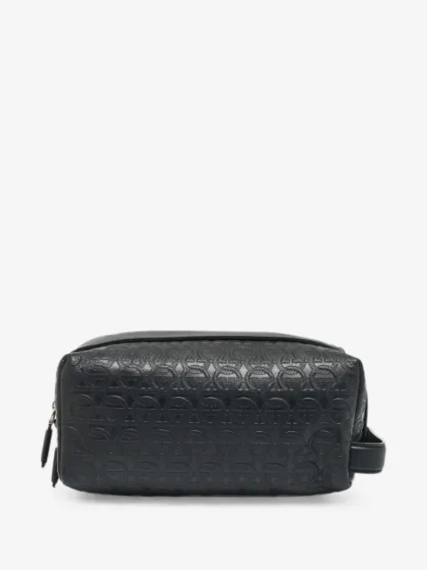 Ferragamo Pre-Owned Gncini-embossed wash bag