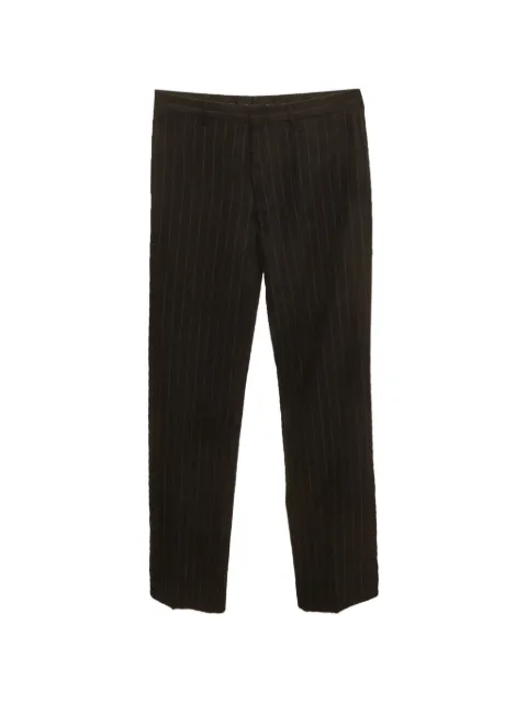 Christian Dior Pre-Owned pinstripe straight-leg trousers