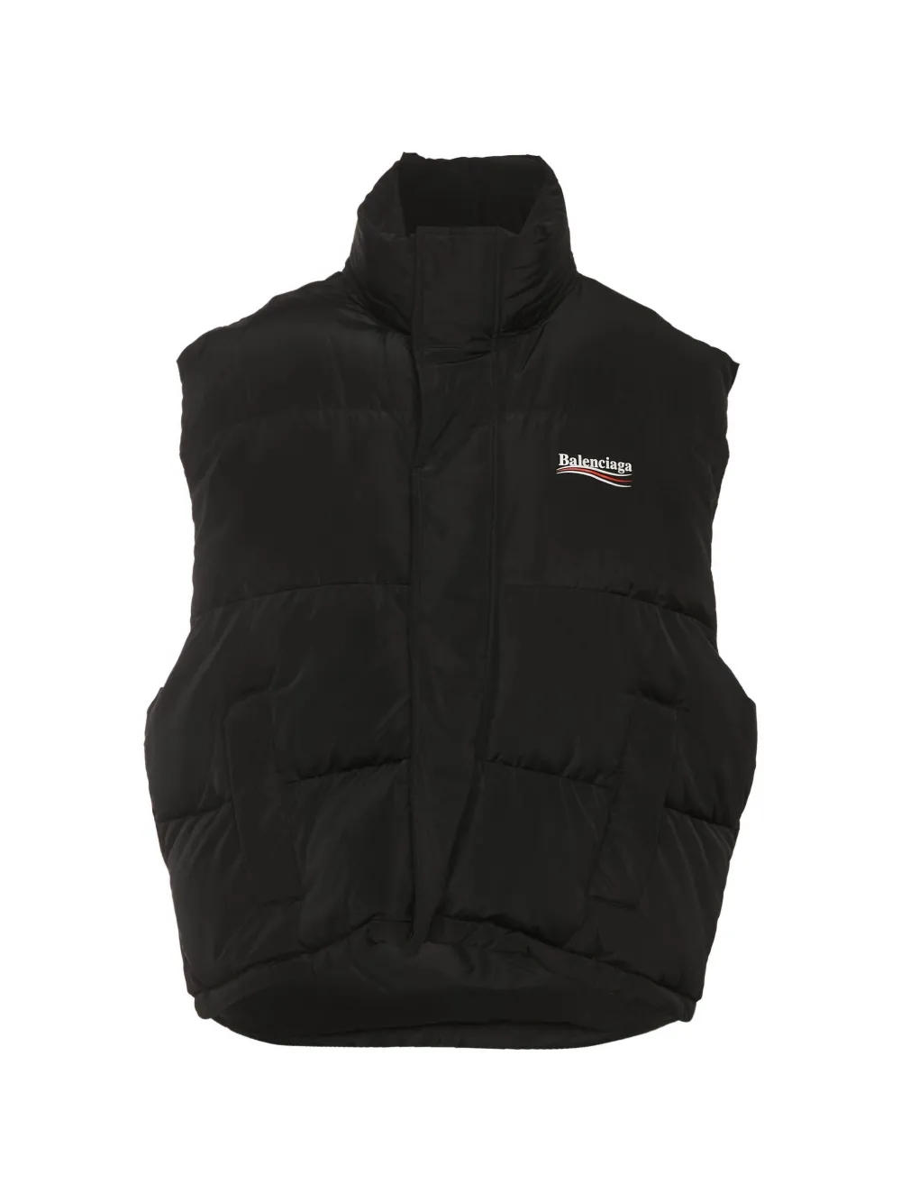 Balenciaga Pre-Owned Political Campaign oversized gilet - Nero