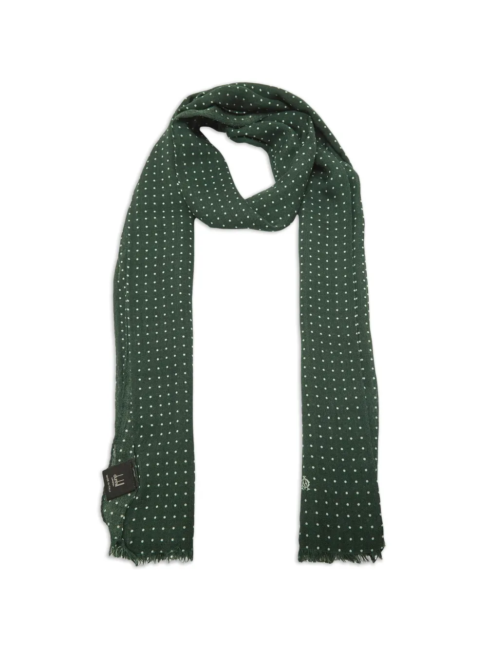 Dunhill dotted scarf - Verde