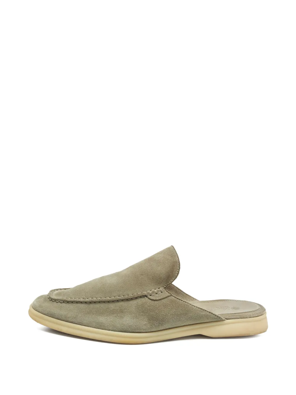 Loro Piana Pre-Owned Babouche Walk suede mules - Toni neutri