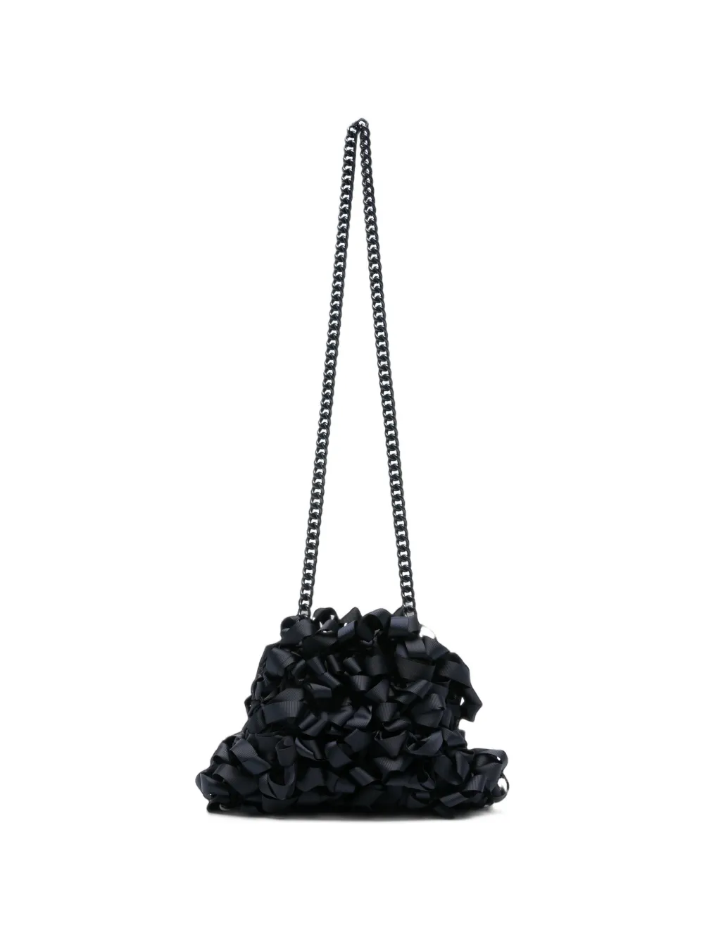 Maria La Rosa Knot Mini Game shoulder bag - Schwarz