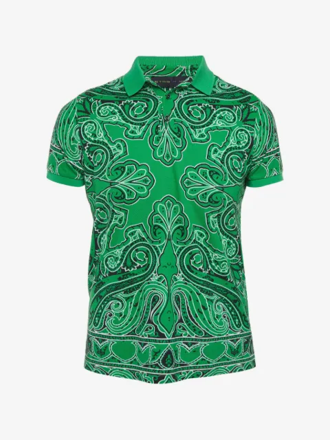 Etro Pre-Owned playera tipo polo de piqué con estampado de cachemira