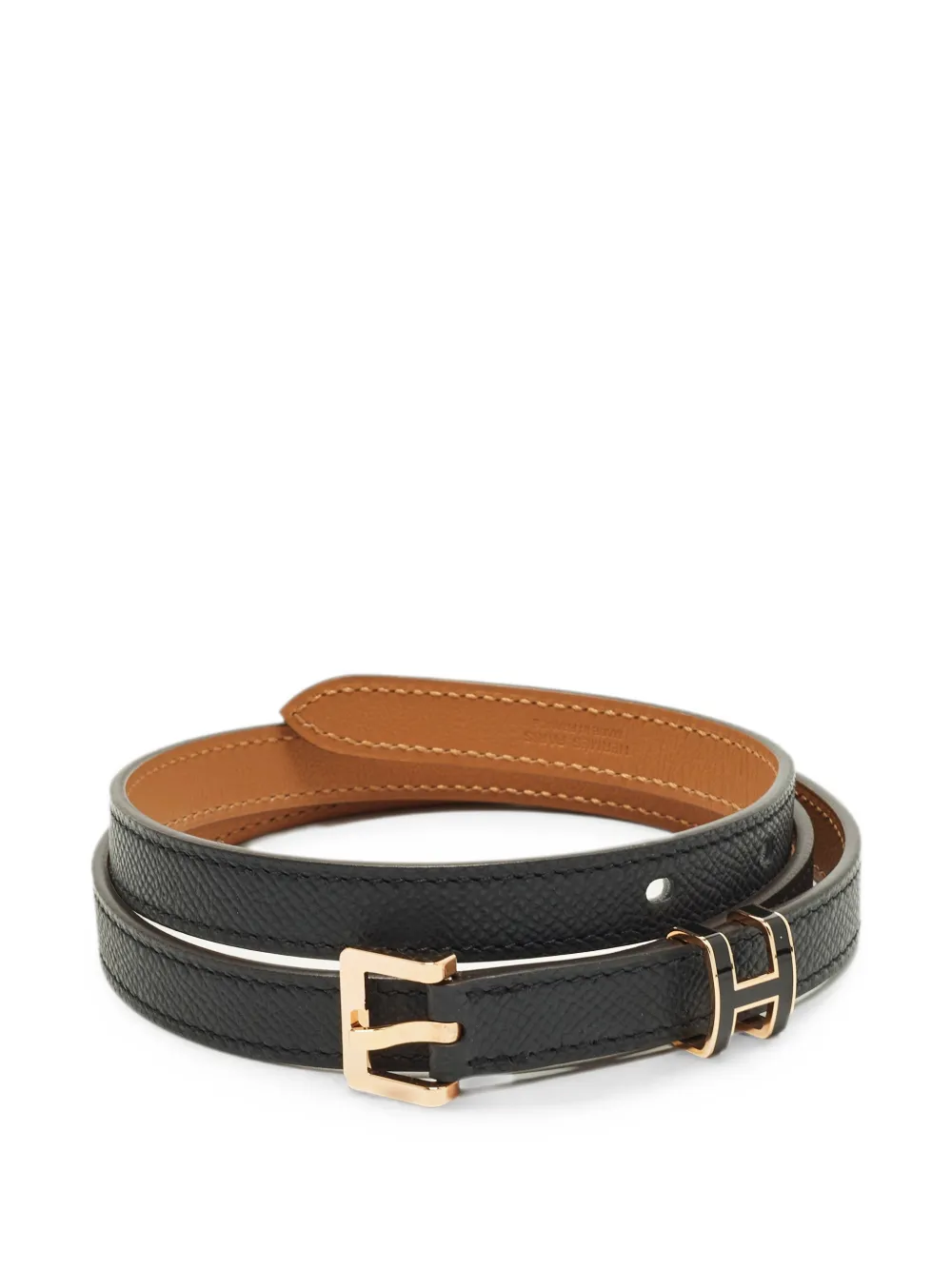 Hermès Pre-Owned 2024 Pop H buckle belt - Nero