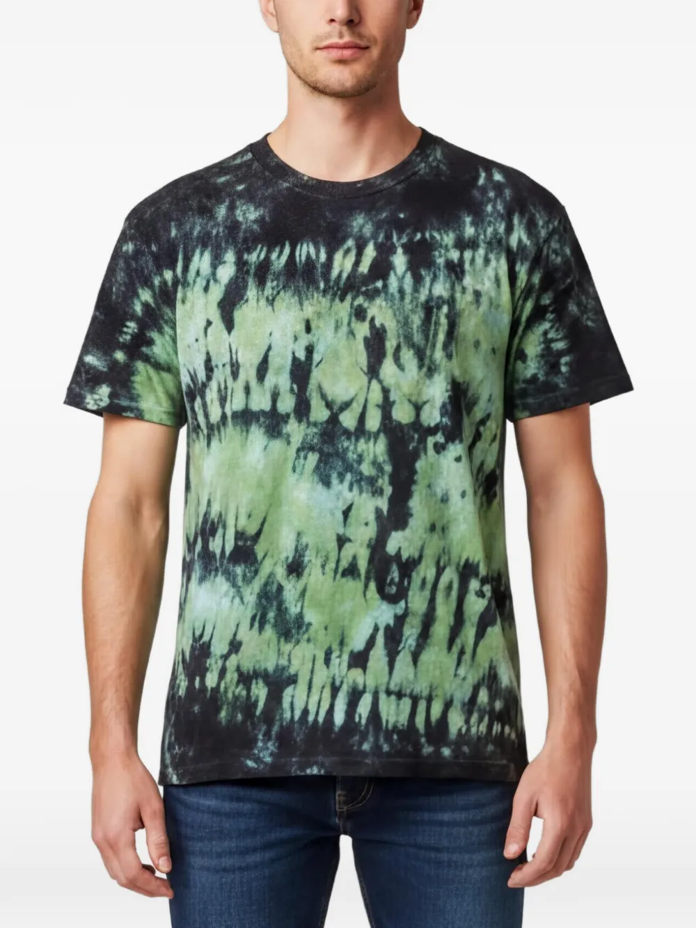 Sonia Rykiel Pre-Owned tie-dye crew-neck T-shirt - Schwarz
