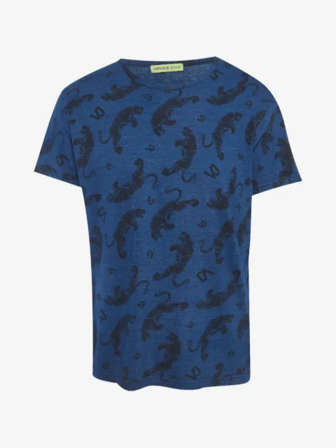 Versace Pre-Owned tiger-print T-shirt