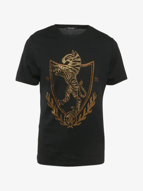 Roberto Cavalli Vintage t-shirt à blason ornementé