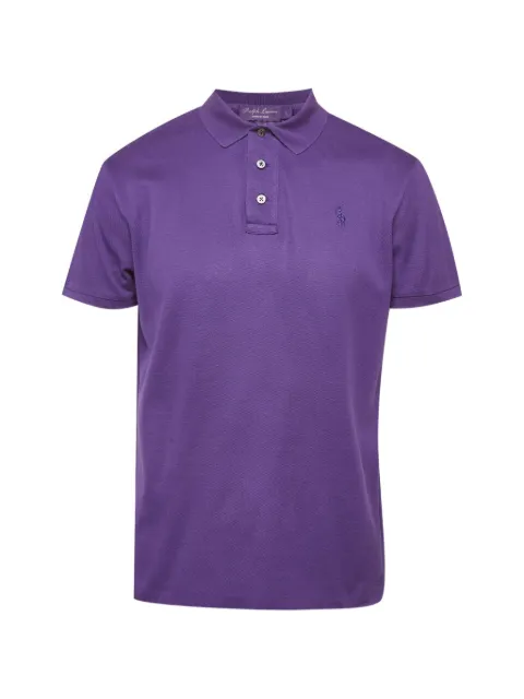 Ralph Lauren Vintage Purple Label pique polo T-shirt