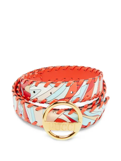 PUCCI Pre-Owned cinturón con hebilla redonda