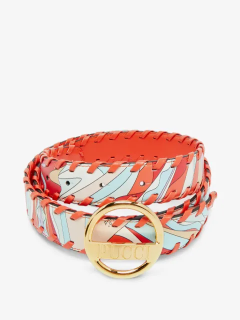 PUCCI Pre-Owned cinturón con hebilla redonda