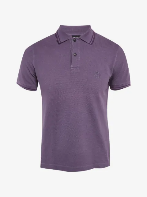 Giorgio Armani Pre-Owned GA embroidered polo shirt