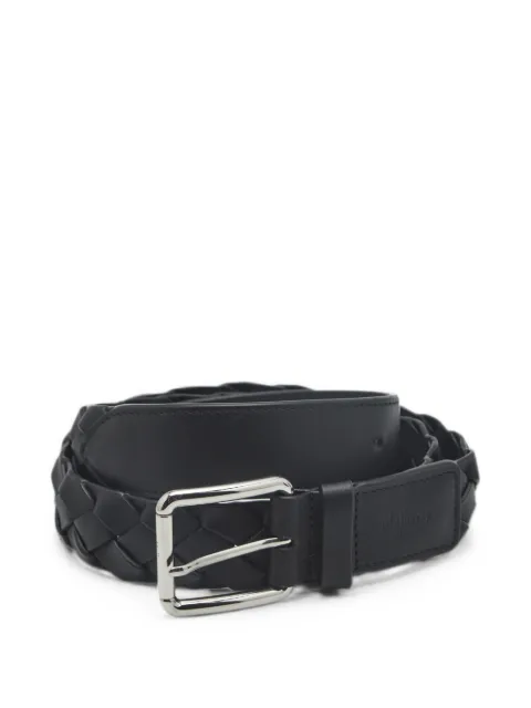 Mulberry Pre-Owned M buckle woven belt