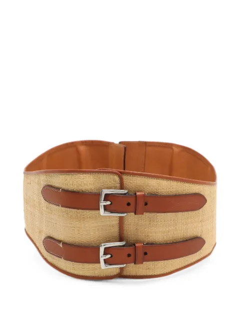 Ralph Lauren Vintage woven-straw belt