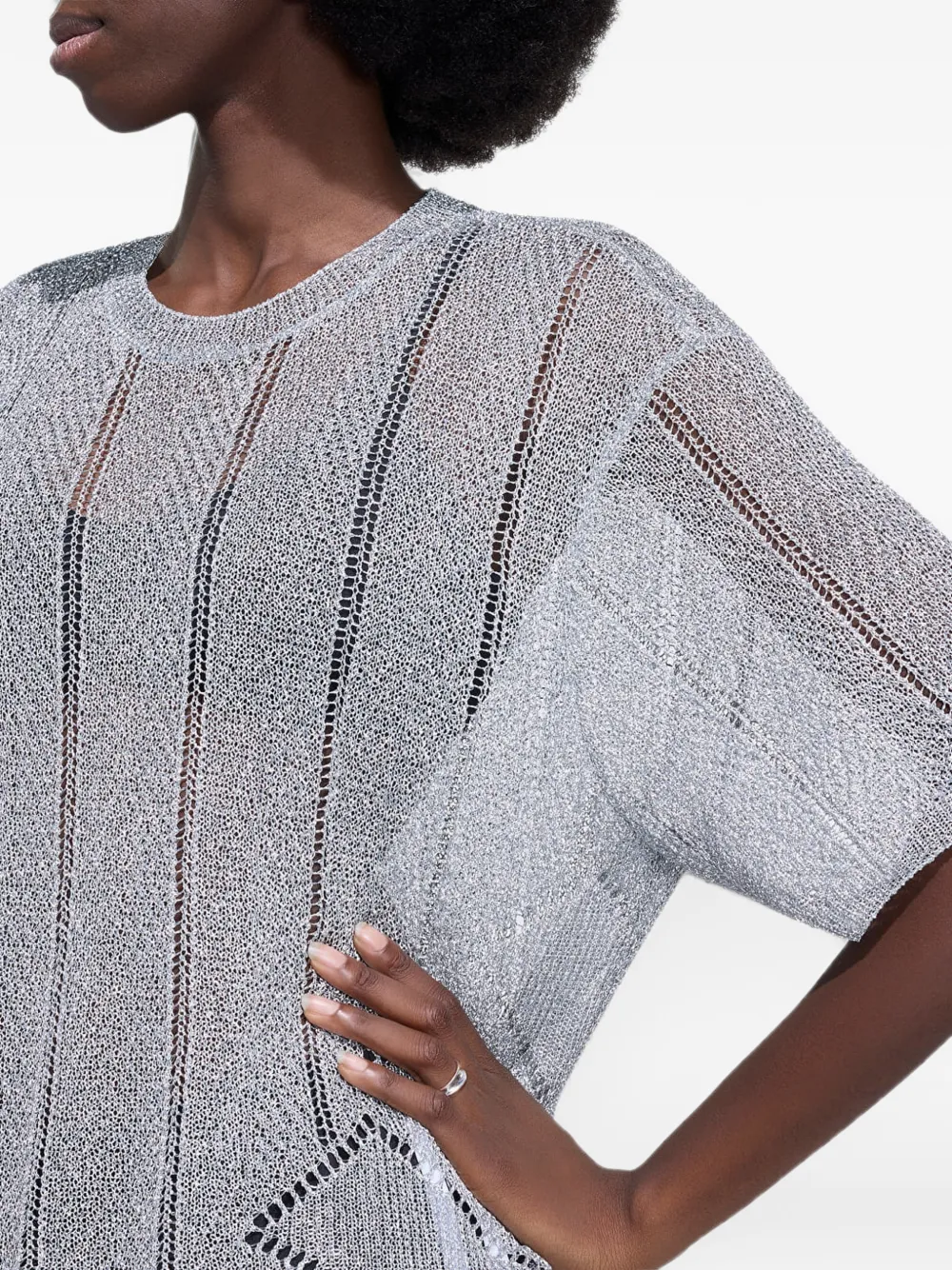 adidas Adilenium Season 5 knitted T-shirt Grijs
