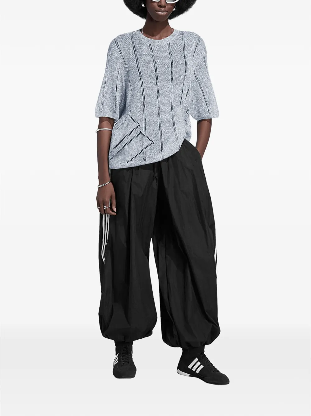 adidas Adilenium Season 5 knitted T-shirt Grijs