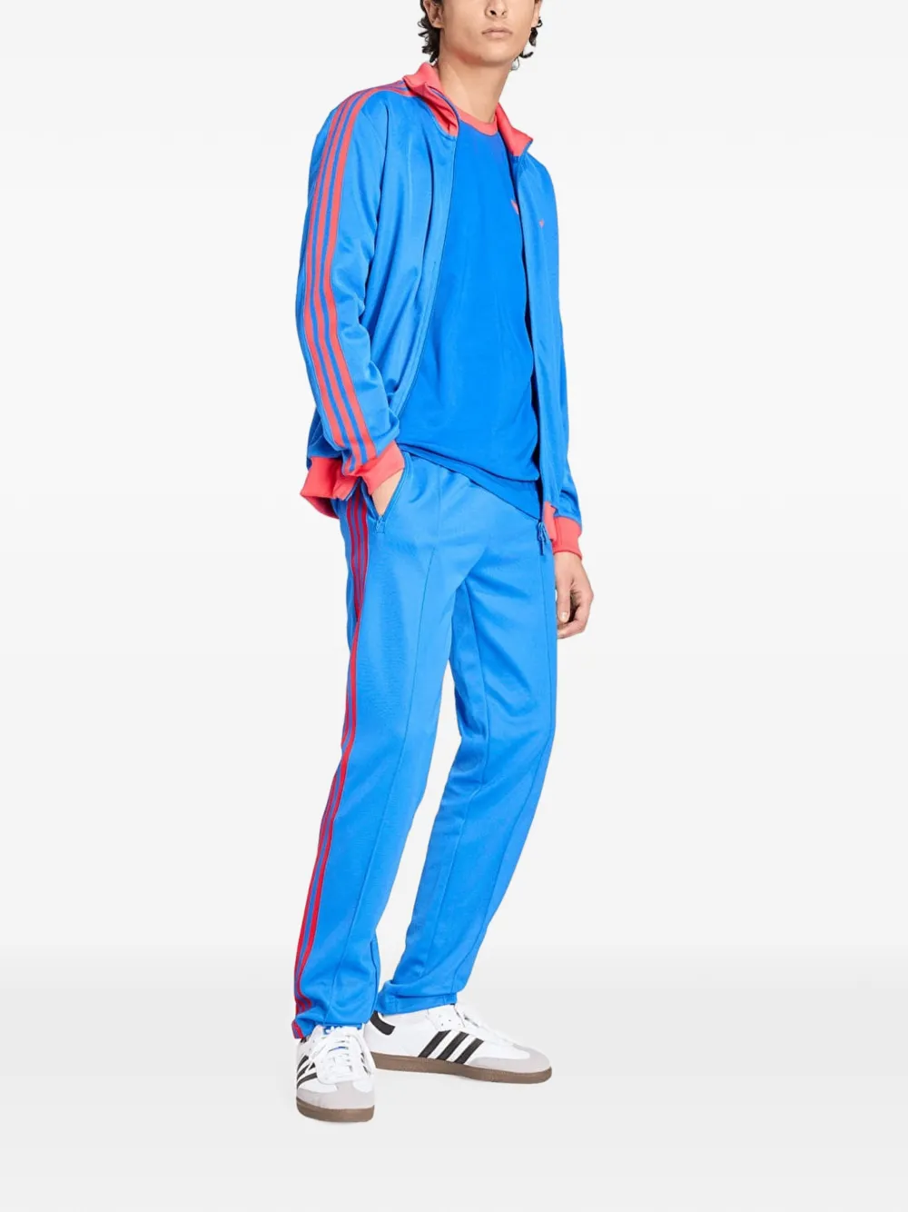 adidas Trainingsbroek met geborduurd logo Blauw