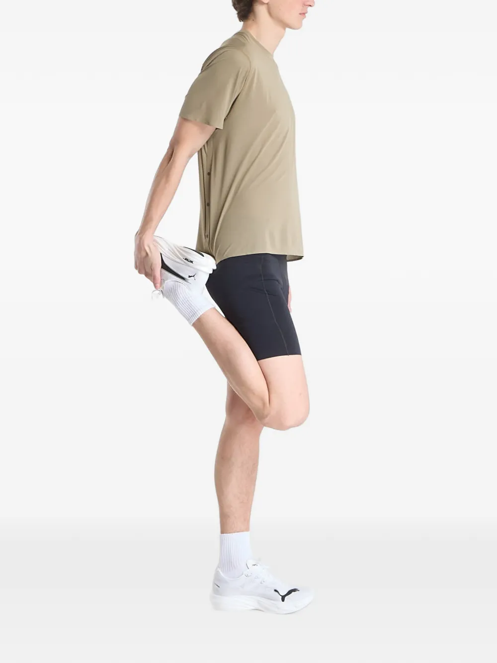 Ciele T-shirt met logoprint met ronde hals Beige