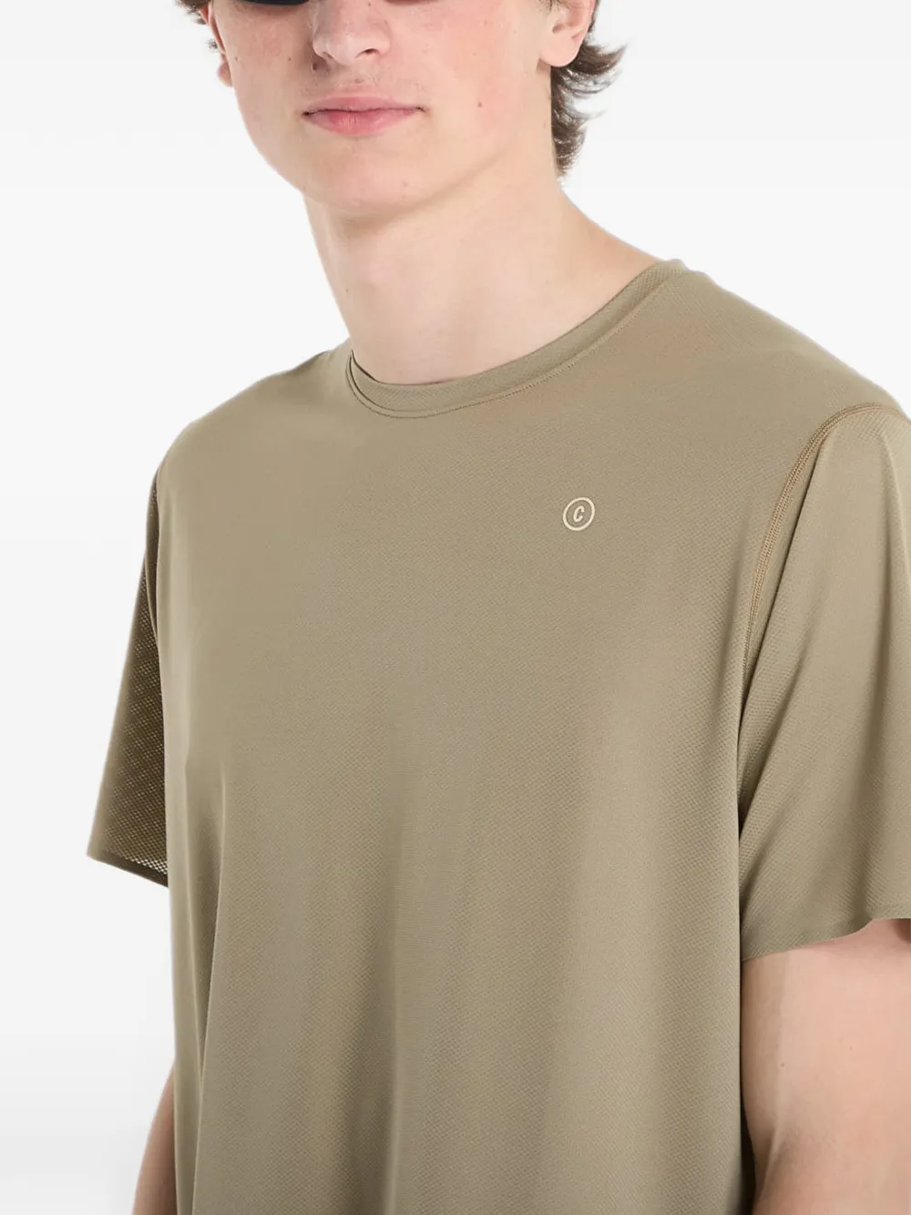 Ciele T-shirt met logoprint met ronde hals Beige