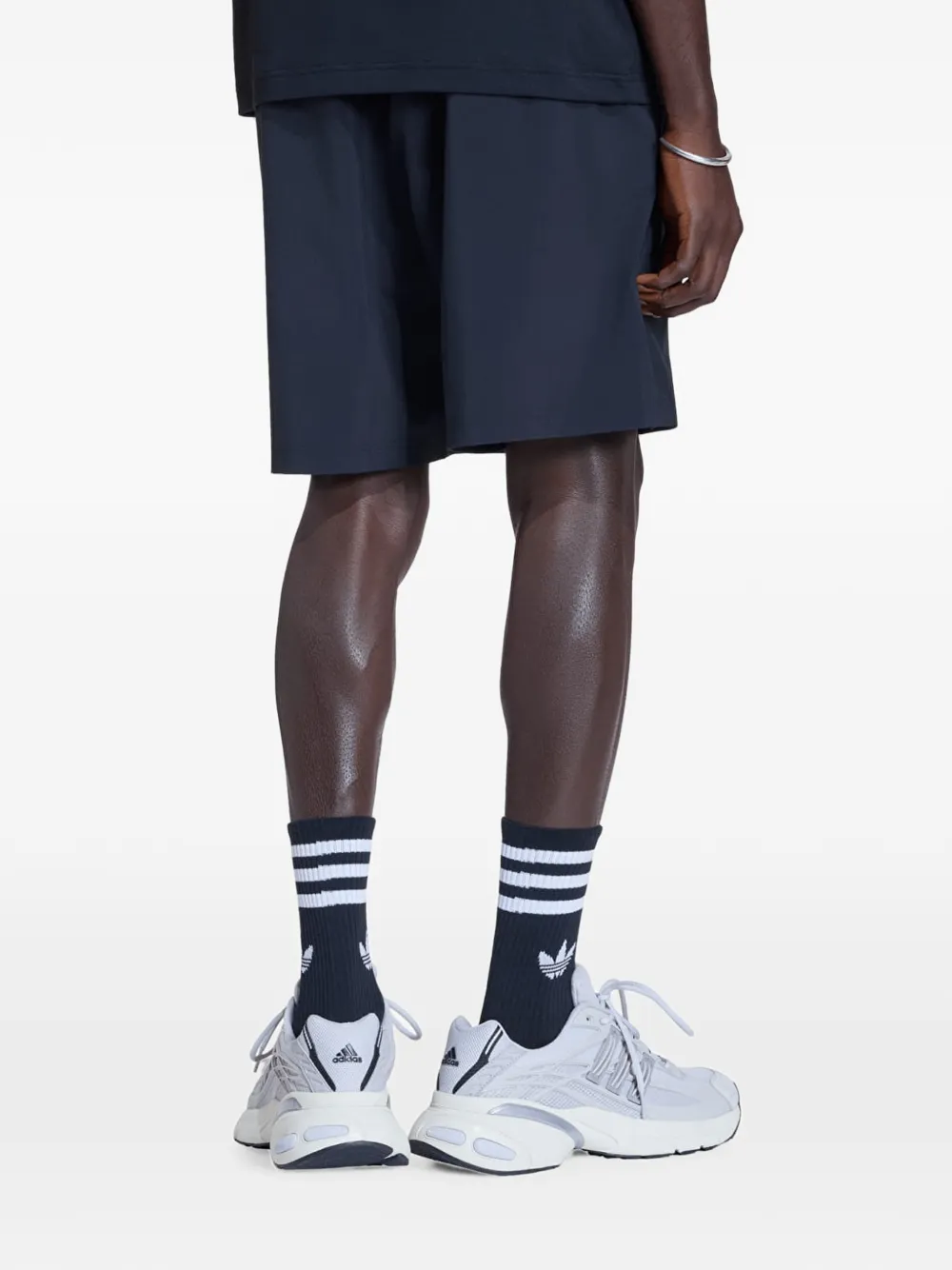 adidas Tech Trefoil Essentials logo shorts Blauw