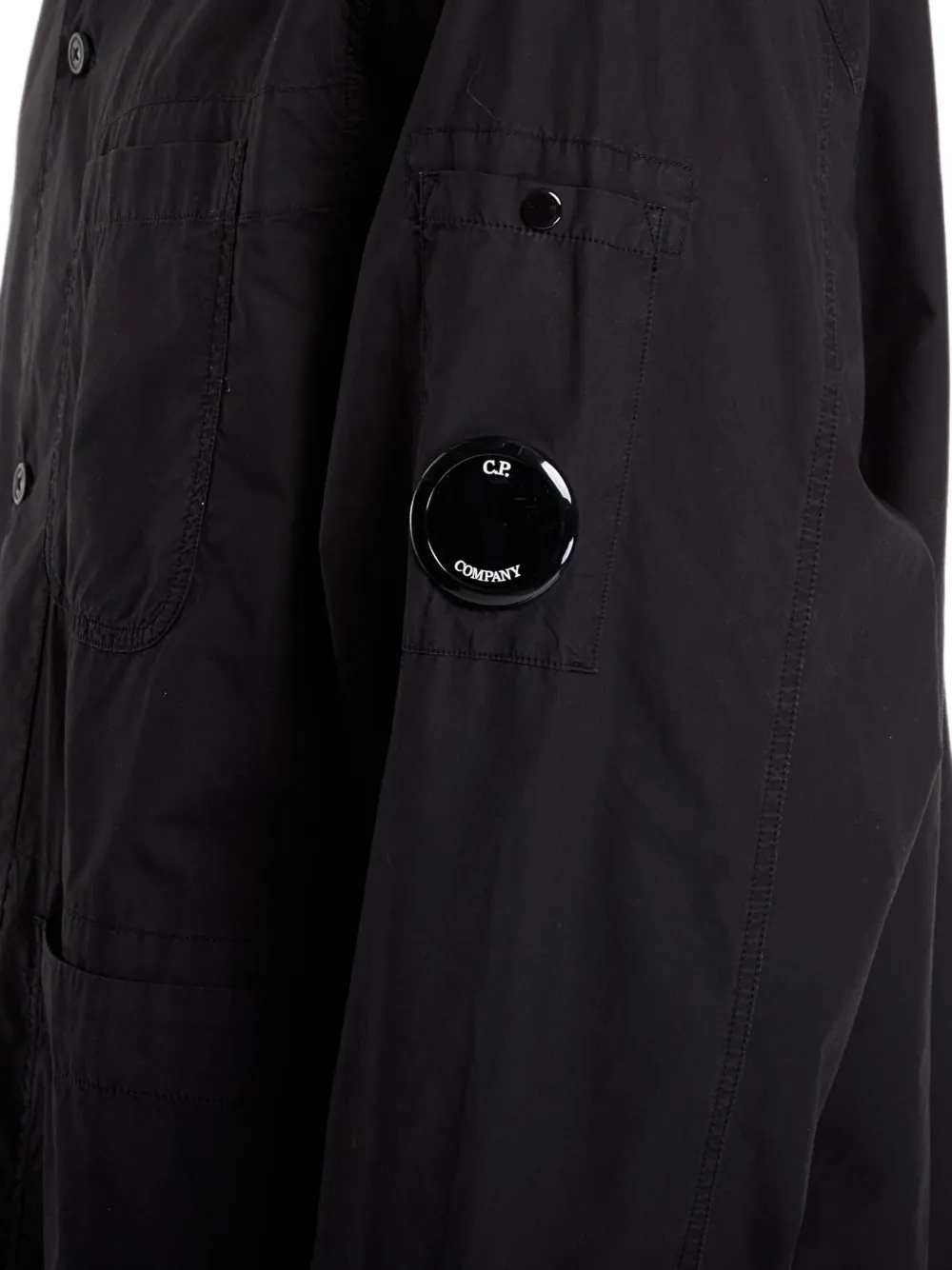 C.P. Company Lens-details shirtjack Zwart