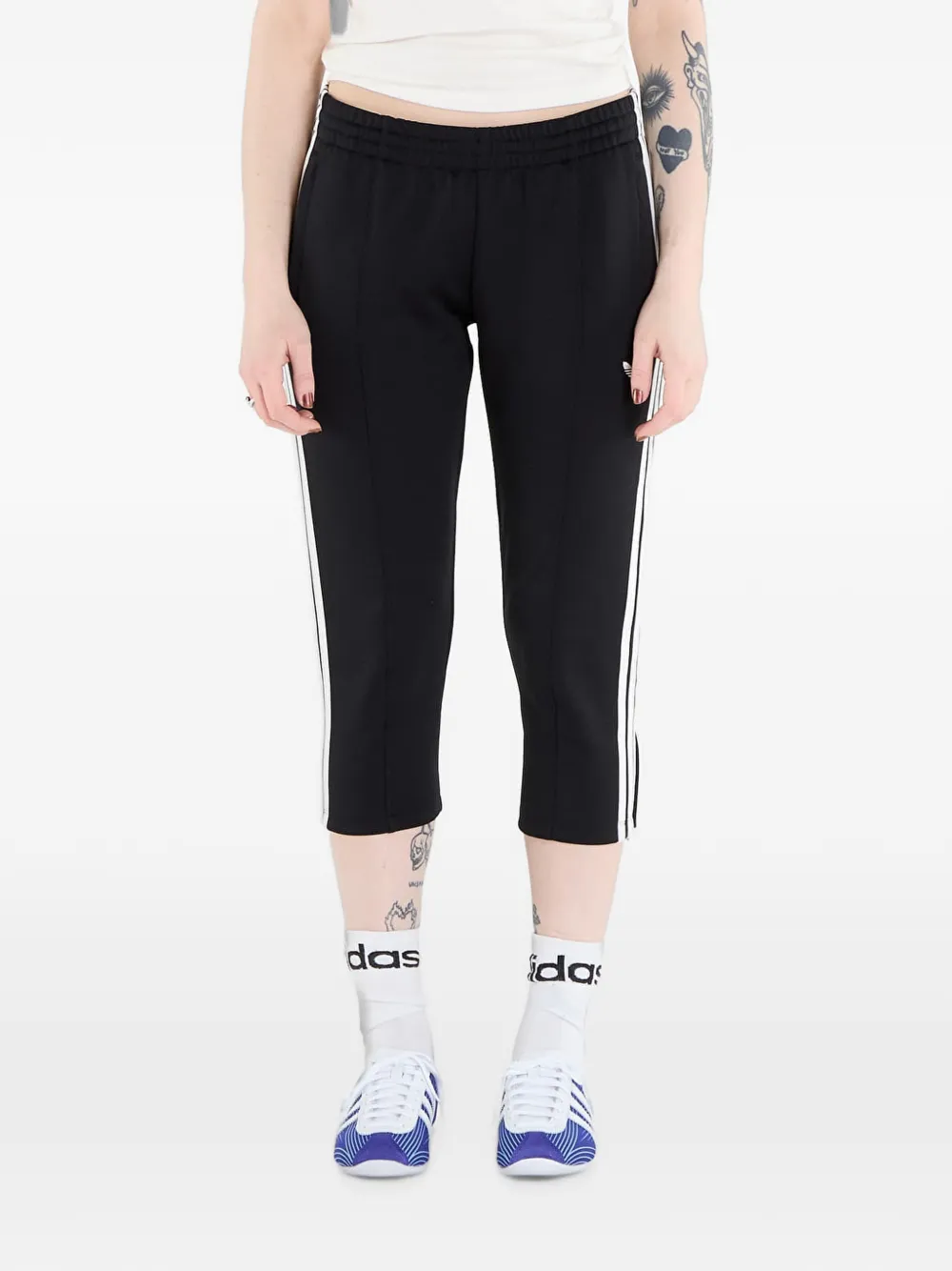 adidas Superstar logo-embroidered track pants - Nero