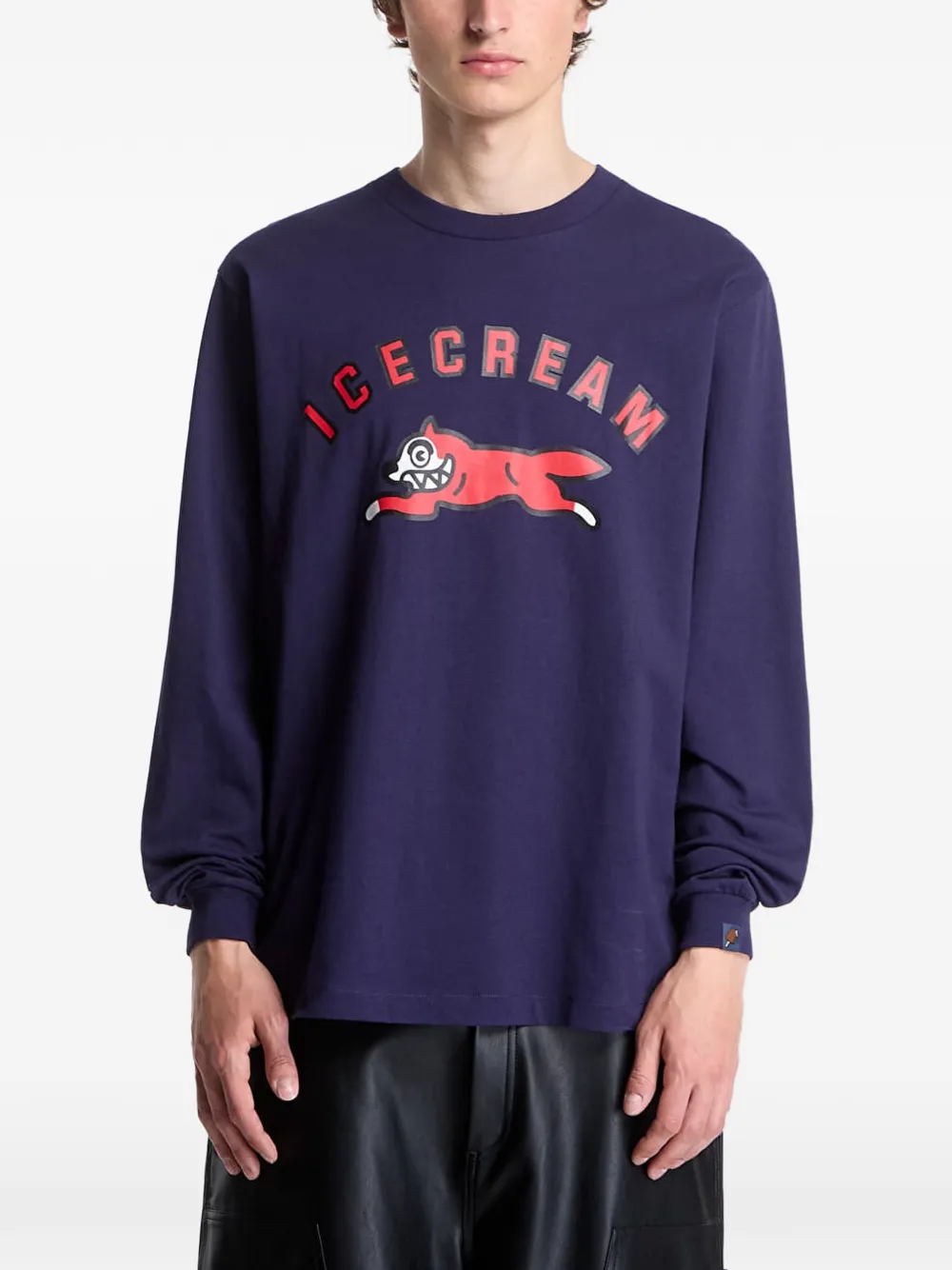 Billionaire Boys Club Ice Cream Running Dog T-shirt Blauw