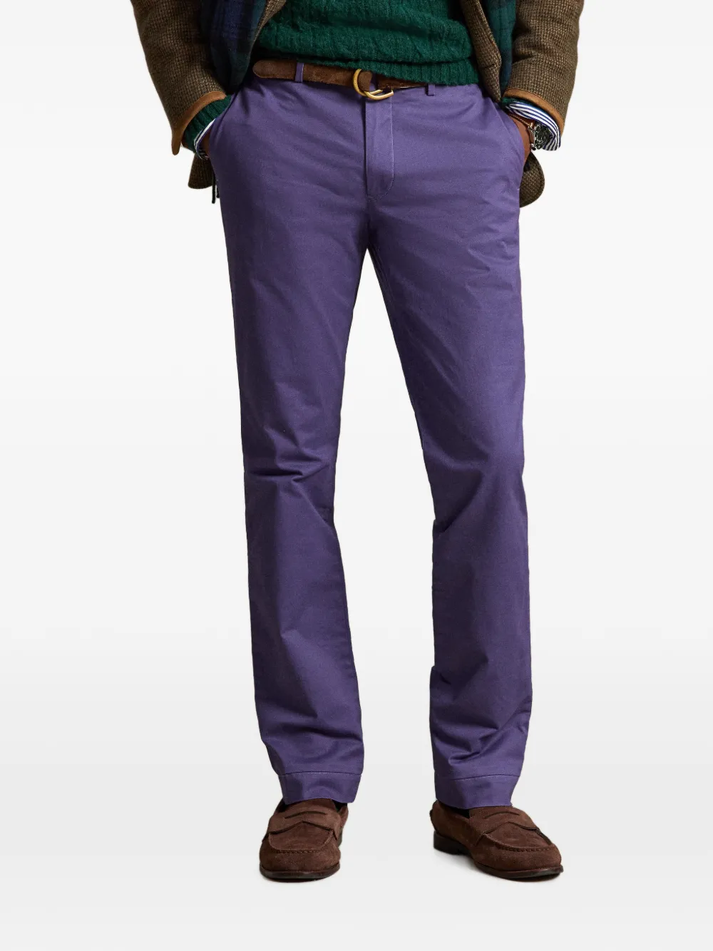 Polo Ralph Lauren Greenwich Slim Fit stretch chino Paars