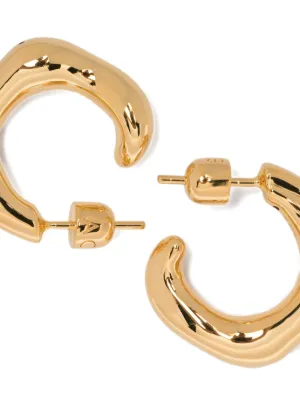 Versace グレカ フープピアス | ゴールドトーン | FARFETCH JP