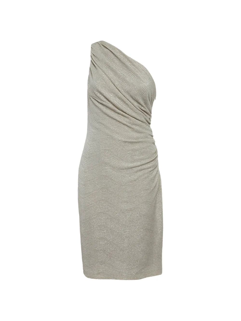 Ralph Lauren Vintage one-shoulder midi dress - Argento